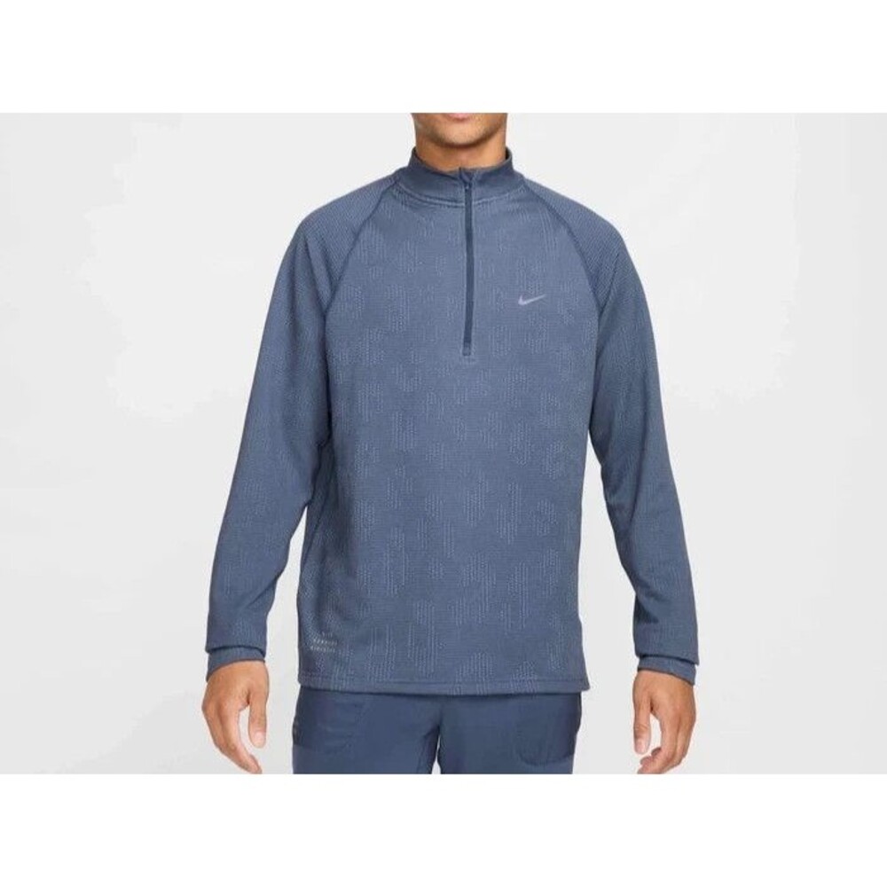Nike Pinnacle Running Division Black Top 1/4 Zip Mens Medium FZ1121-010 $150 NEW
